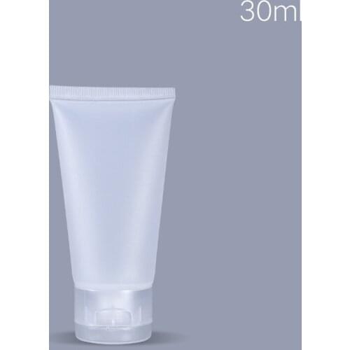 50PCS of 30ML Soft Refillable tubes Plastic Cosmetic container for Facial cleanser Shampoo Sample Bottles Makeup Travel bottle