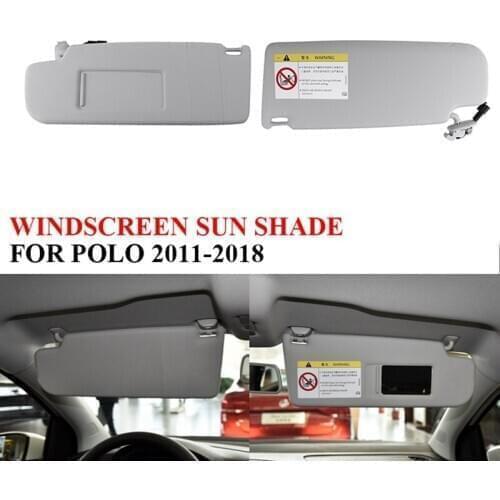 Car Inner Sun Visor Shield Shade Board with Mirror for P-OLO 2011-2018 Left and Right Side