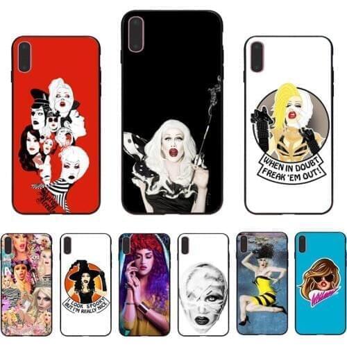 IMIDO RuPauls Drag Race Cellphones Coque For Iphone 6 6S 6PLUS 6SPLUS 7 8 7PLUS 8PLUS X XS XR XSMAX 5 5S SE