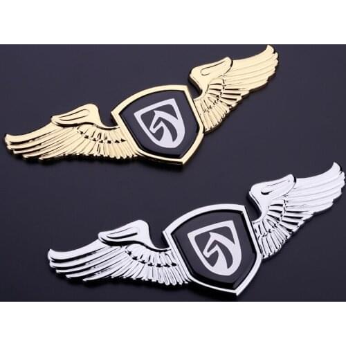 For Baojun logo E200 510 310 360 210 530 610 560 630 710 730 Car Front Hood Stickers Decals Emblem Badge Automobile Styling