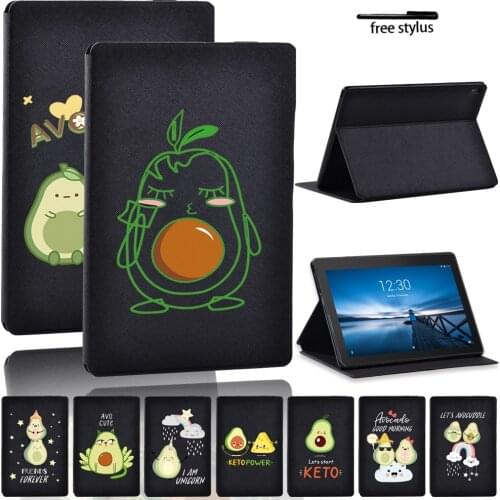 Para Lenovo Tab M10 TB-X605F TB-X505F Caso Flip Leather Cover Para Lenovo Tab E10 TB-X104F TB-X104L Case Tablet Tablet Caso