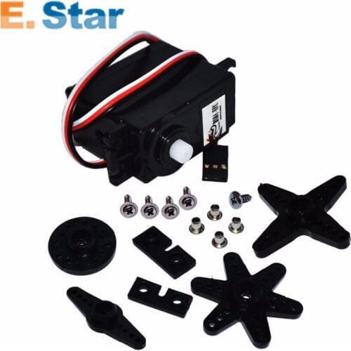 1pcs DS04-NFC servo 360-degree Continuous Rotation Servos DC Gear Motor Smart Car Robot Torsion 5.5kg/cm DC 4.8V-6V