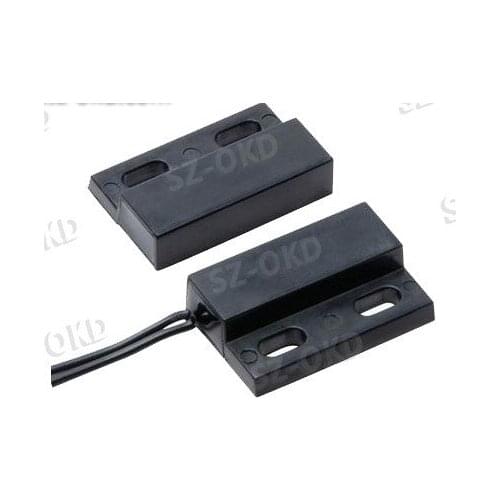 Shaping package normally closed reed switch proximity switch with line: GPS-23 Black unworthy magnet