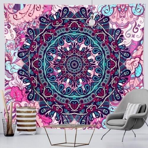 Indian Mandala tapestry wizardry home art decorative tapestry Hippie Bohemian decorative sofa blanket Yoga mattress sheet