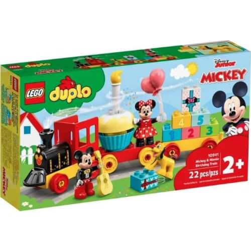 Lego Duplo 10941 Disney Mickey & Minnie Birthday Train great toys birthday gift toddlers kids 22pcs bricks playset Disneys fans