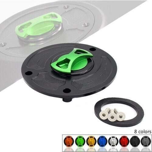 Motorcycle Gas Fuel Tank Cap Cover For Kawasaki Ninja 650 ER6N ER6F Z900 Z800 Z750 Z650 ZX10R ZX6R