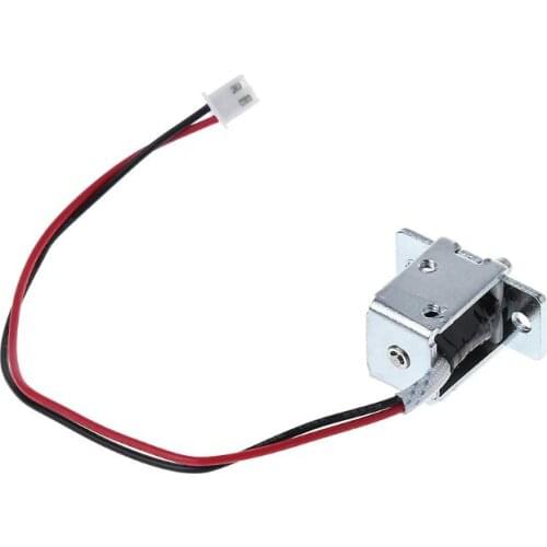 2021 New DC 12V 0.5A Mini Electric Magnetic Cabinet Bolt Push-Pull Lock Release Assembly Solenoid Access Control