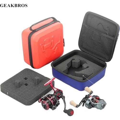 Fishing Tackle Bag Spinning Wheel Reel EVA Bag Protective Case Cover Storage Portable Fish Gear Tool Equipment Bag Pesca