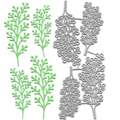 Branches Metal Cutting Dies Scrapbooking Embossing Folders for Card Making Paper Craft Stencil Hobby Punching Molds Greeting