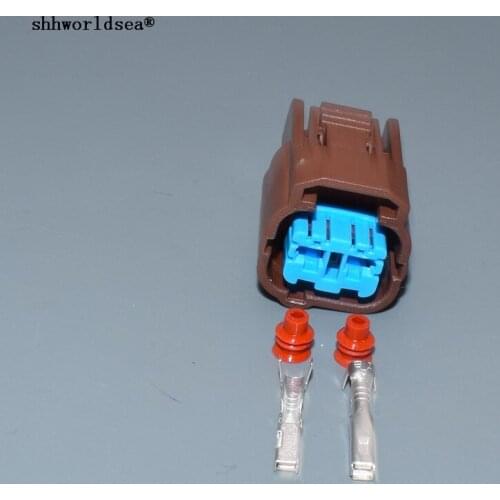 Worldgolden 2pin 2.0mm auto electric plastic connector plug wiring harness cable waterproof connector 6189-0593