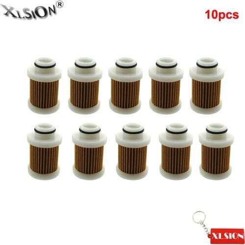 XLSION Aftermarket 10Pcs Fuel Filter For Yamaha F70 F75 F90 T50 T60 6D8-24563-00-00, 6D8-WS24A-00-00,30-115