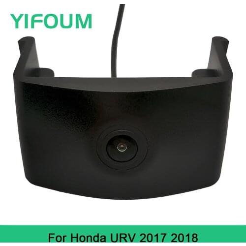 YIFOUM HD CCD Car Front View Parking Night Vision Positive Waterproof Logo Camera For Honda URV 2017 2018