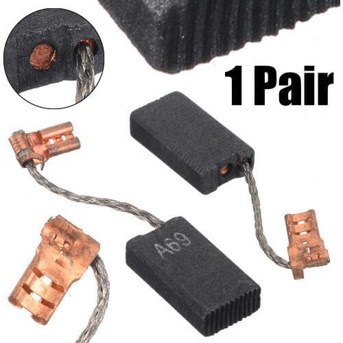 1 pair Carbon Brushes Charcoal 22.9x12.2x6.1mm for Bosch GBH5-40D GSH500 GSH5 TSH5000 GSH5X A69