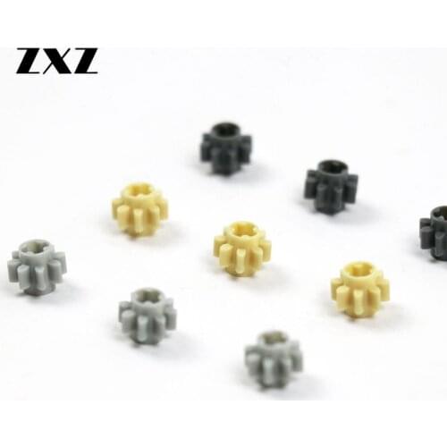 100pcs/lot Technical Gear 8 Tooth z8 Building Blocks Bricks 3647 Technical Parts Educational Toys for Children