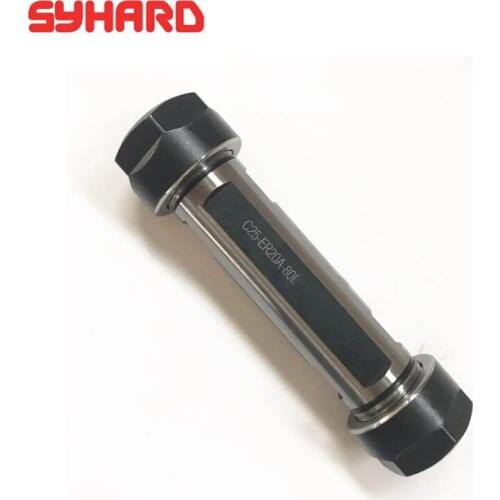 2PCS/LOT High Precision ER Straight Two Head Extension Rod ER11A ER16 ER20 ER25UM For Precise Digital-controlled Machine Tool