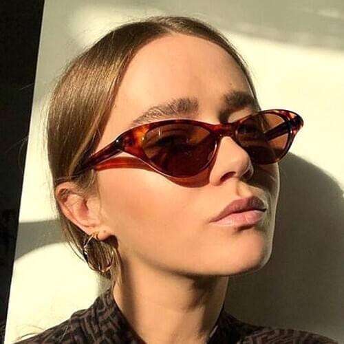 2019 Luxury Fashion Cateye Sunglasses For Women Vintage Designer Cat Eye Woman Sun Glasses