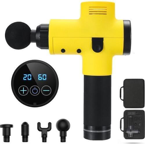 3300 R/min Tissue Massage Gun Muscle Massager Muscle Pain Management After Training Exercising Body Relaxation Pain Relief Gym