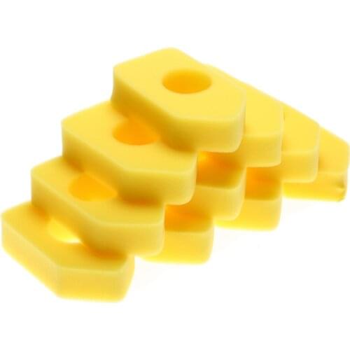 6pcs/lot Universal Yellow Foam Kit for For Air Filter Briggs & Stratton 698369 Cleaner Garden Tool