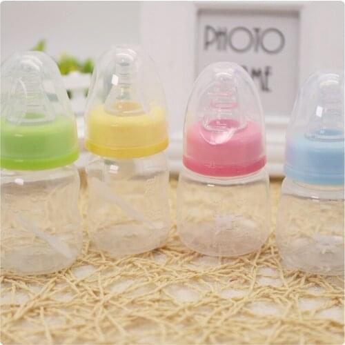 60ML Baby Mini Portable Feeding Bottle BPA Free Safe Infant Newborn Kids Nursing Care Feeder Fruit Juice Milk Water Bottle