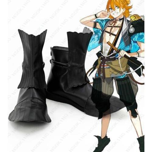 Anime shose Touken Ranbu Online Urashima Kotetsu Cosplay Boots