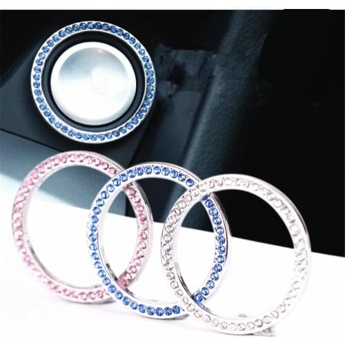 Car inlaid decorative ring for Citroen C2 C3 C4 C5 C6 C8 Berlingo Picasso Xsara Picasso Aygo Remote