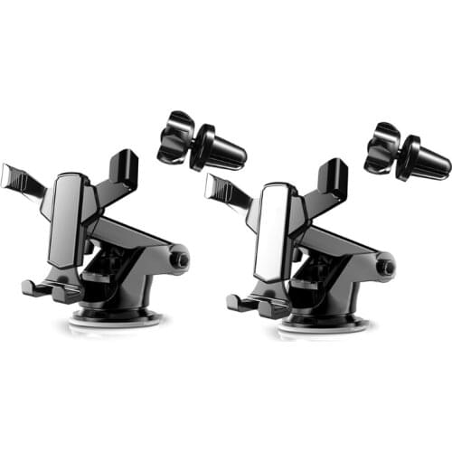 Car Air Vent Phone Mount Adjustable 360 Degree Rotation Cellphone Holder Stand 4X7E