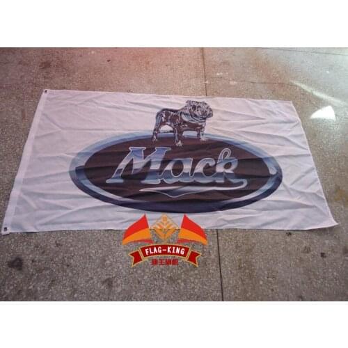 Mack Trucks LOGO brand flag, 90*150CM, 100% flag king polyster banner
