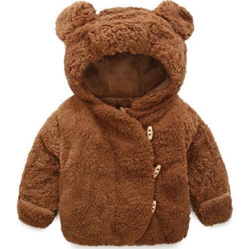 New Baby Coats Boys And Girls Outerwear Unisex Winter Autumm Fleece Jacket 6M-2 old size 7BT001