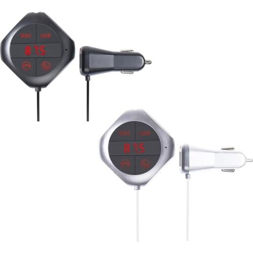 FM Transmitter Bluetooth Car Kit Dual USB Car Charger Audio Adapter Car MP3 Player TF Card 2.5A Car Phone Charger