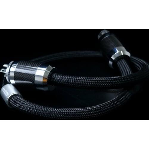 HiFi Audio Power Cable OCC Single Crystal Copper Conductor with US Plug Cord