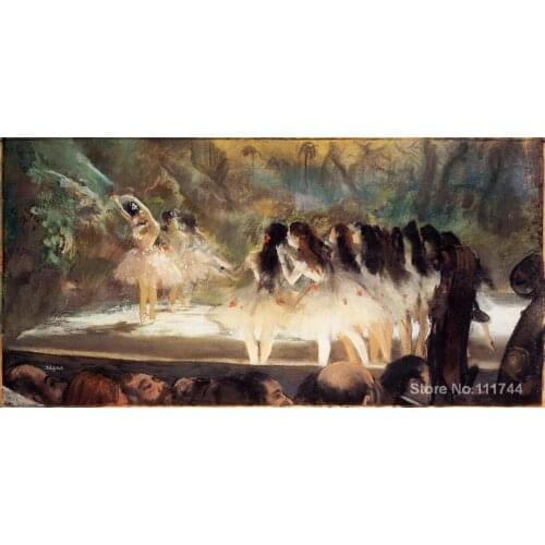 Paintings of dancers Ballet at the Paris Opera by Edgar Degas for kids High quality Hand painted