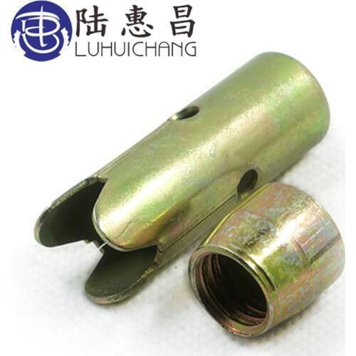 Luchang 5Pcs M6 M8 M10 M12 Threaded Galvanized Expansion Bolt Lead Anchors Anchors Bolts Sleeve Expansion