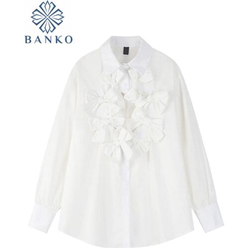 Mina Happiness Openwork Blouses