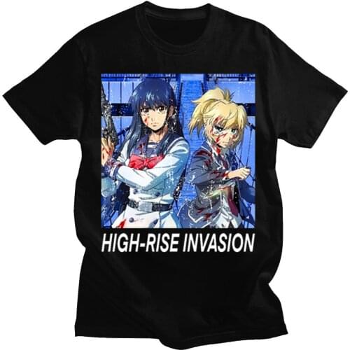 2021 Cartoons High-Rise Invasion Printed Short Sleeve New Spring Summer Men Women Casual Tshirt Male Hip Hop Street T-shirt Tops