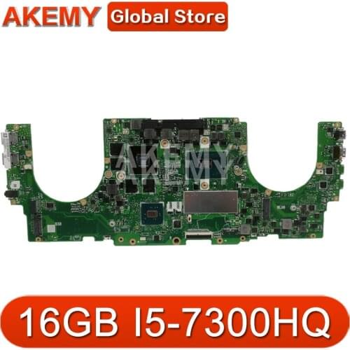 New For ASUS ZenBook Pro UX550VD UX550VW UX550V Laptop Motherboard REV:2.0 I5-7300 cpu and 1050 GPU mainboard