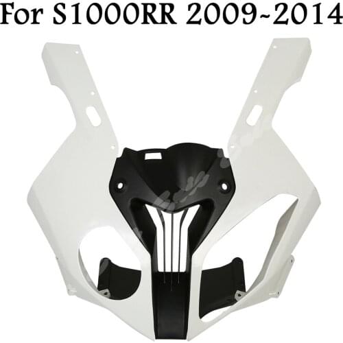 New Motorcycle Injection Moulding Unpainted Upper Front Cowl Nose Fairing for BMW S1000RR 2009 2010 2011 2012 2013 2014