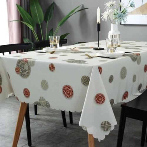 Dining Tablecloths Nordic Style Banquet Furniture Waterproof Cover Background Table Cloth Decoration Cricheted Table Cover Obrus