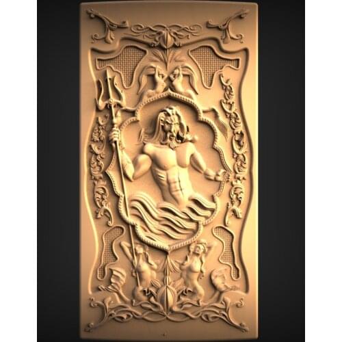 STL Model Panel for CNC Router 3D Printer Artcam Aspire Bas Relief _Decor Relief " CNC file" Door