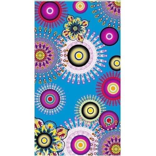 100 *180 cm High quality reactive print beach towel plus size microfiber bath towel Summer beach mat