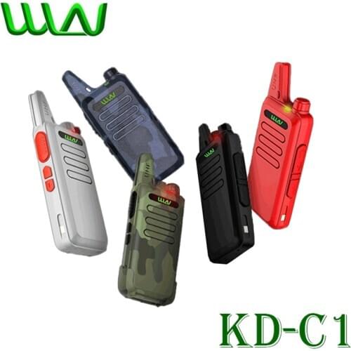 2021 WLN KD-C1 Mini Walkie Talkie рация Handheld 2 Way Ham Radio hf Transceiver KD C1 uhf Communicator Station Mi-Ni wln KDC1