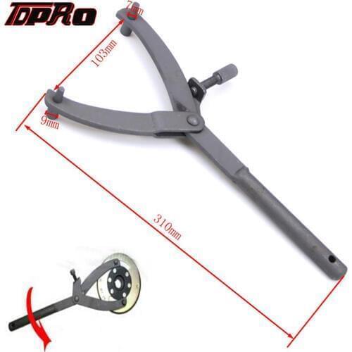 Y-type magneto fixed card Motorcycle tools Flywheel Clutch Pulley holder Holding Tool Stator Sprocket Spanner