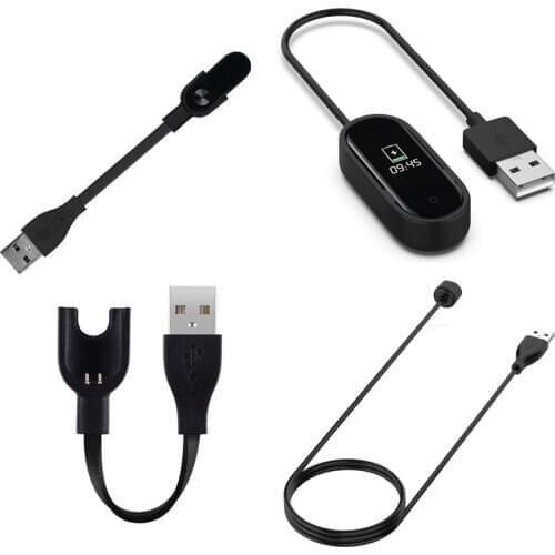 USB Charging Cable Dock Charger Strap Band for XIAOMI Miband 3 4 5 Miband 4 Replacement for mi band 5 4 3