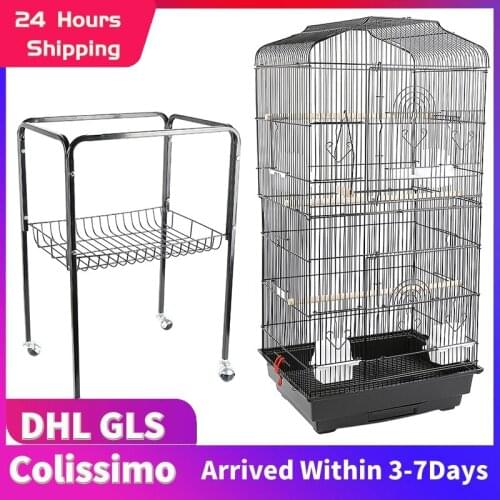 1PC Bird Cage Large Birdcage Cover Pet Canary Parrot Cage Blackout Aviary Canary Parrot Roller Cage Bird Cage Fast Shipping HWC