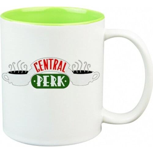 1Pcs New 350mL TV Shows Friends Series Central Perk Coffee Mug Creative White Color Beer Milk Tea Porcelain Cup Gift for Friends
