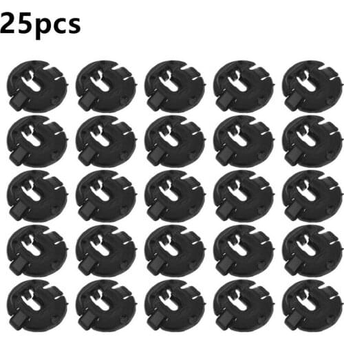 25pcs For Audi Cars Plastic Rivets Clips Wheel Retainer Auto Wheel Arch Lining Fastener Washer 4F0825429A 22mm