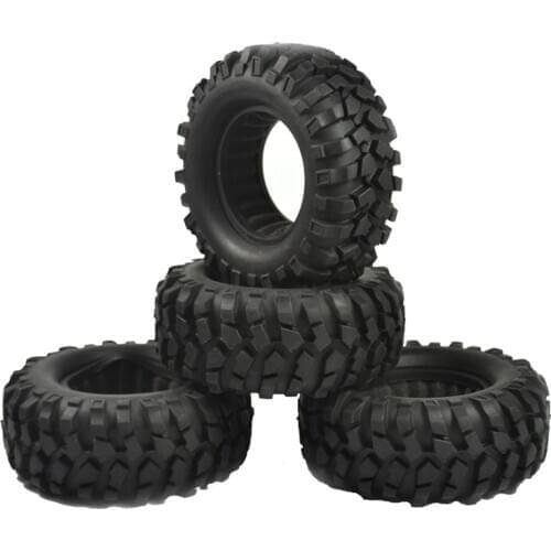 4PCS 1.9 inch Rubber Tyre 1.9 Wheel Tires 96X40MM for 1/10 RC Crawler Traxxas TRX4 Axial SCX10 III AXI03007 90046