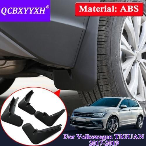 Car Styling Mud Flaps Splash Guard Mudguard Mudflaps Fenders Perfector For Volkswagen TIGUAN 2017-2019 Auto Exterior Accessories