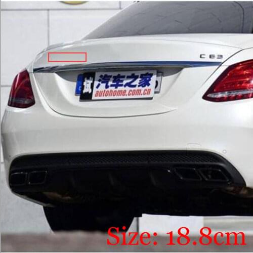 Letter Emblem for Mercedes AMG C43 C63 C63S E63 E63S G53 G63 Car Styling Refitting Trunk Logo Sticker Glossy Black Matte Chrome