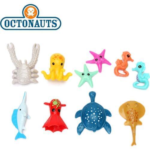 4-8.5cm Octonauts Toys Octonauts Accessories Seahorse Starfish Sailfish Leatherback Sea Turtile PVC Action Figure Party Supplies