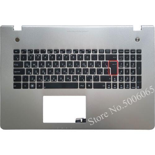 New Russian Keyboard for Asus N76 N76VB N76VJ N76VM N76VZ RU Laptop keyboard with Palmrest Upper cover